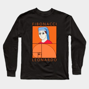 Leonardo Fibonacci Long Sleeve T-Shirt